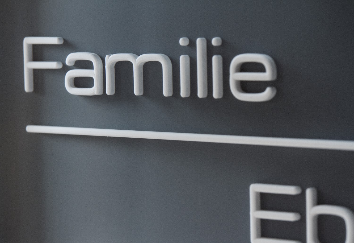 Tuerklingel 3D Gravur