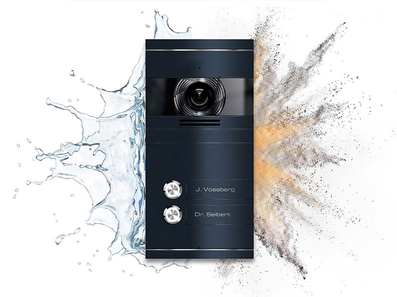 Metzler VDM10 2.0 Mehrfamilien Video-Türsprechanlage | 2 Klingeltaster | Colson