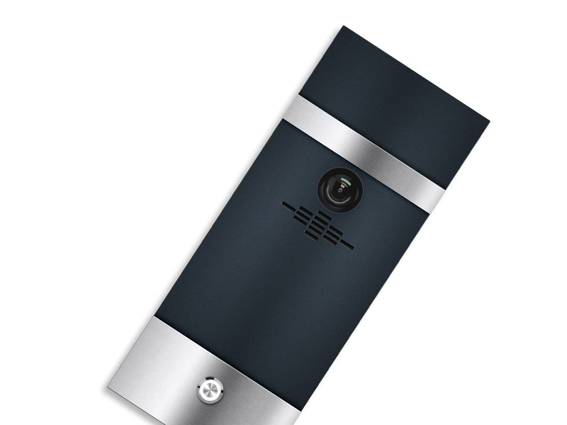 Metzler Videosprechanlage VDM10 2.0 in RAL7016 Anthrazit passend als Set mit dem Briefkasten Modell Siebert