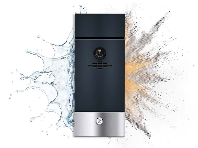 Metzler Videosprechanlage VDM10 2.0 in RAL7016 Anthrazit passend als Set mit dem Briefkasten Modell Siebert