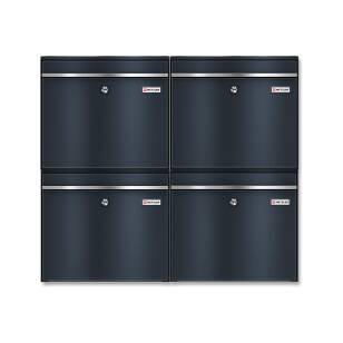 Boîte aux lettres pour immeubles avec plusieurs parties