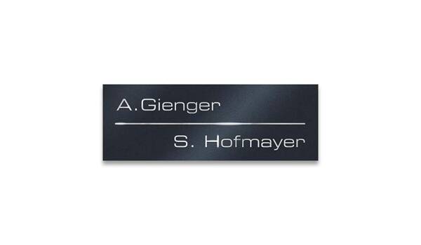 Namens- & Hinweisschilder