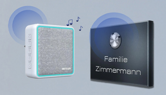 Kabellose Funkklingel mit Edelstahlgehäuse – flexibel einsetzbar