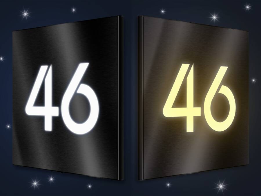 Bianco caldo o bianco freddo, come preferite il Vostro numero civico? - Bianco caldo o bianco freddo, come preferite il Vostro numero civico?