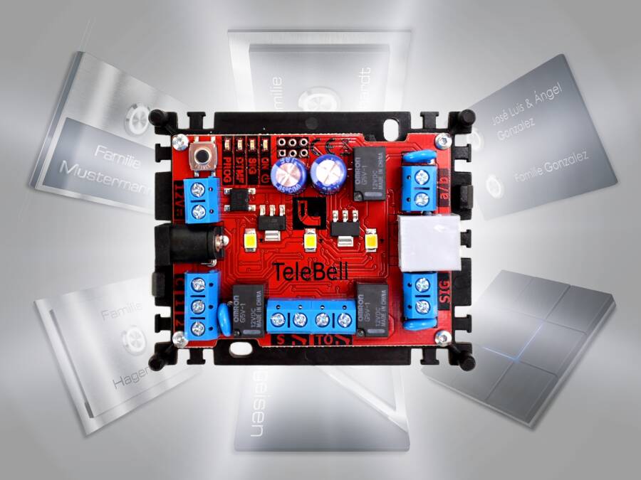 Il Telebell è l\'unità di controllo centrale per il Vostro campanello - Il Telebell è l\'unità di controllo centrale per il Vostro campanello