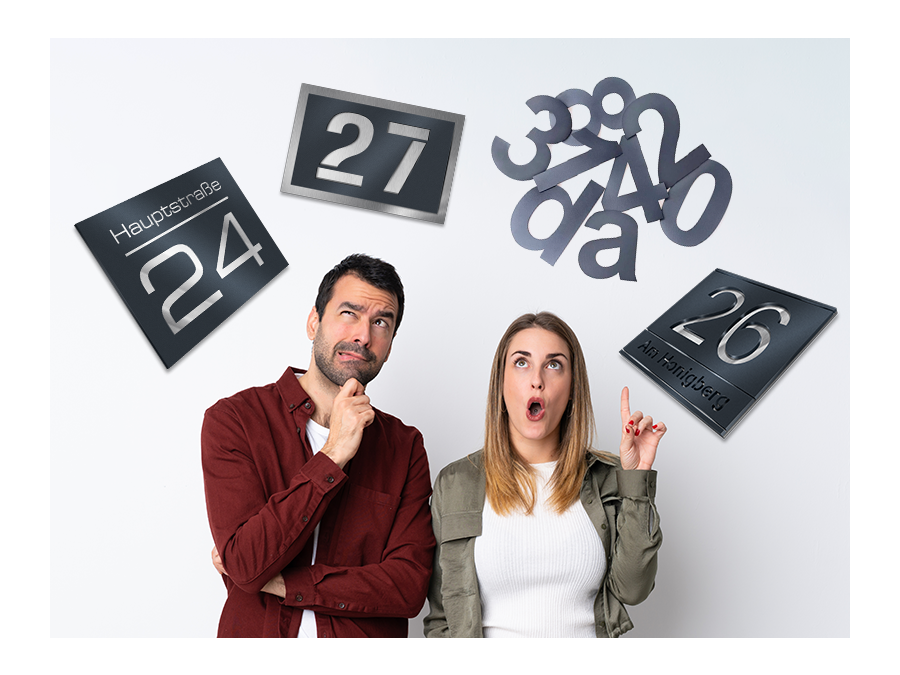 Un numero civico unico – Moderno o classico? - Un numero civico unico – Moderno o classico?