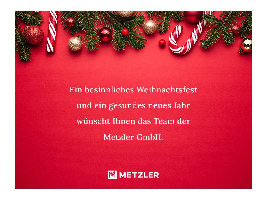 Metzler Weihnachtsgruß - 