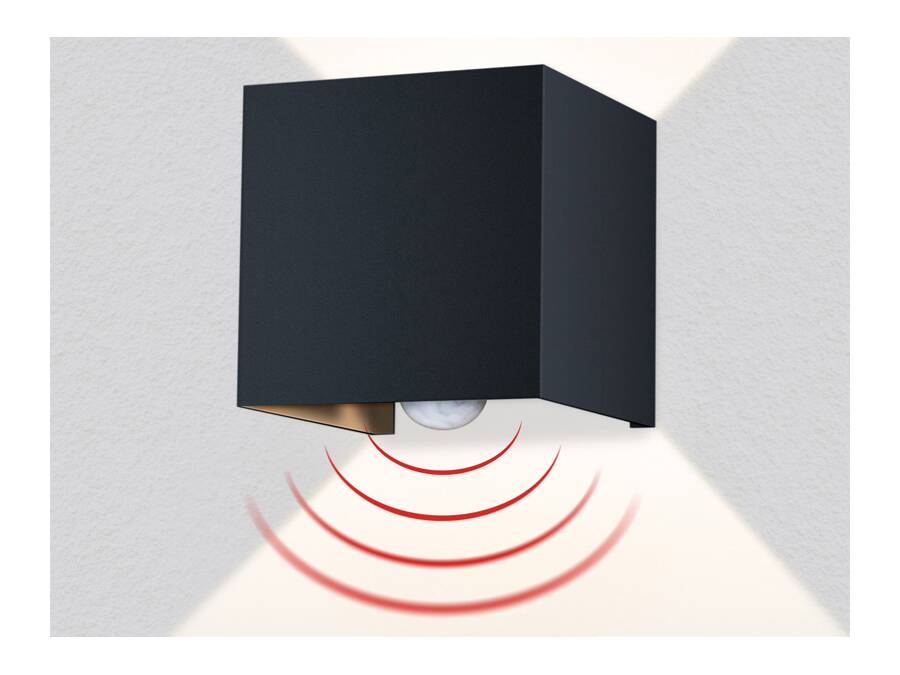 LED-Wandleuchte mit Up-Down-Light - Metzler LED-Wandleuchte mit Up-Down-Light