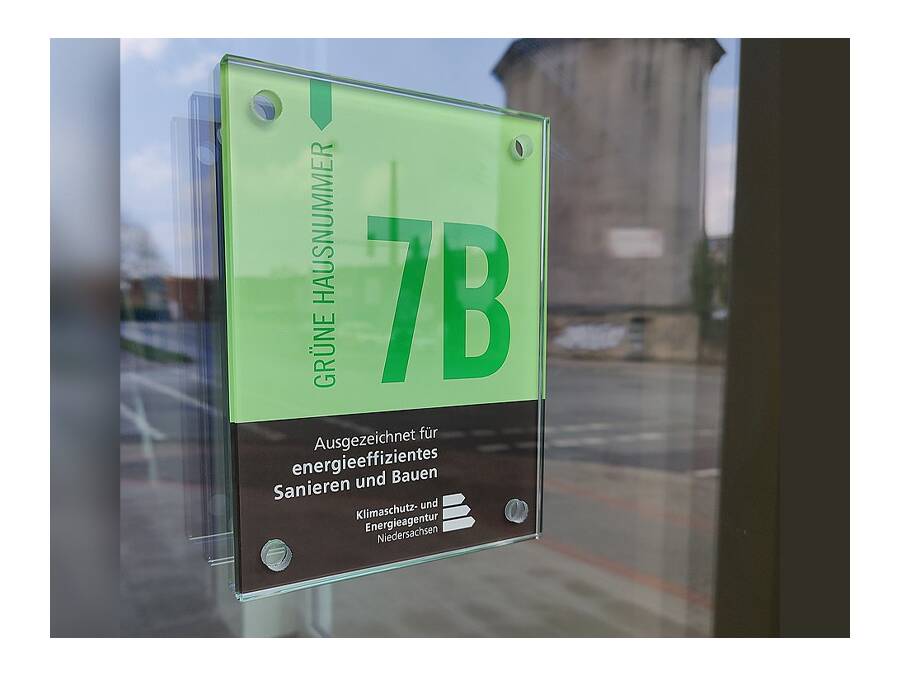 Numero civico verde - Numero civico verde come premio per l\'edilizia ecologica