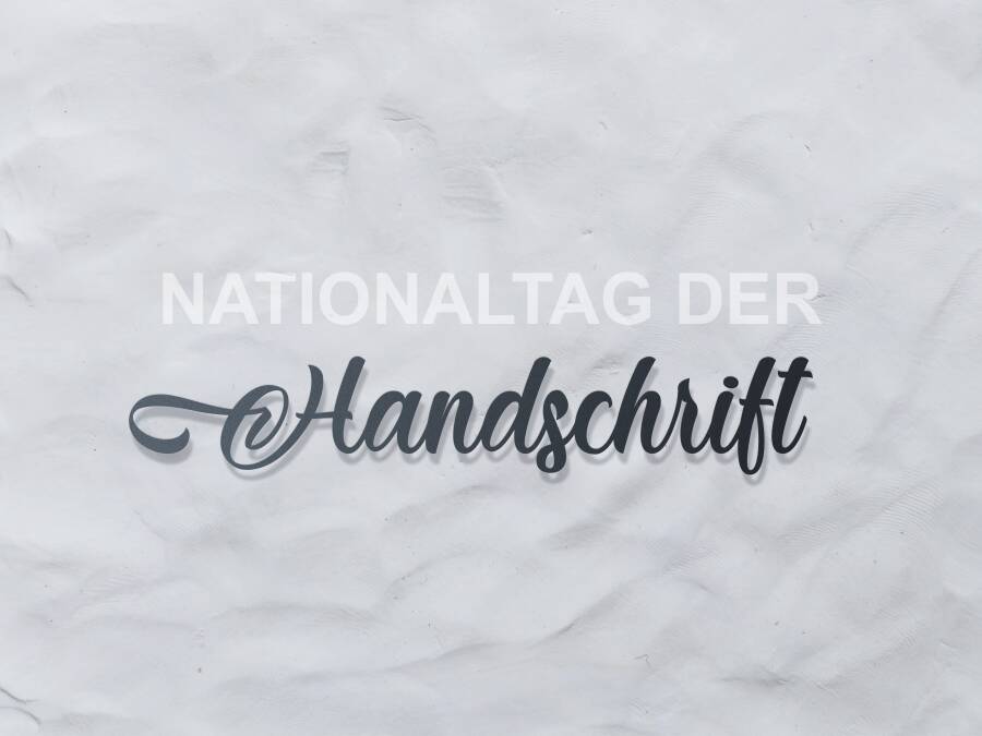 Der Nationaltag der Handschrift  - Der Nationaltag der Handschrift 