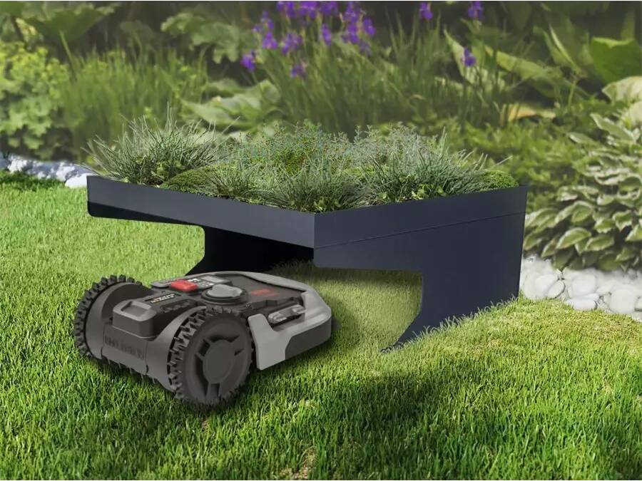 Risveglio primaverile in giardino: aiuole rialzate e garage per robot tagliaerba per un\'oasi sostenibile ed estetica - Magia di primavera in giardino: aiuole rialzate e garage per robot tagliaerba per un\'oasi sostenibile