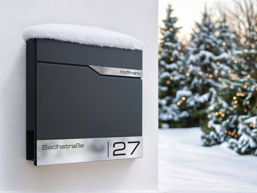Rendete la Vostra casa invernale: prodotti che resistono a freddo e umidità - Casa a prova d\'inverno: campanelli, cassette postali e numeri civici di METZLER