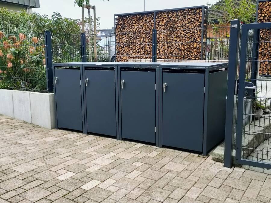 Box per cassonetti Metzler per l\'ingresso – più ordine, protezione e stile - Box per cassonetti nell\'area d\'ingresso – Soluzione per più ordine e protezione | Metzler
