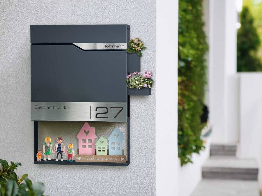 I nuovi Cubics e Plates di Metzler: decorazione personalizzata per la Vostra cassetta postale - Decorazione personalizzata per cassette postali – Cubics & Plates di Metzler