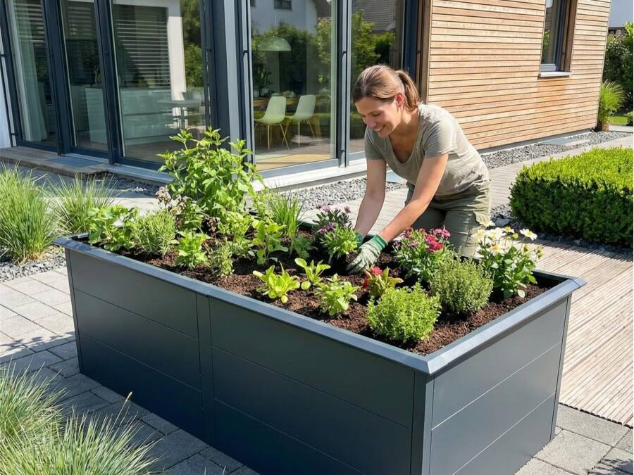 Hochbeet richtig bepflanzen – So gelingt die perfekte Schichtung - Hochbeet richtig befüllen – Anleitung zur perfekten Schichtung & Tipps