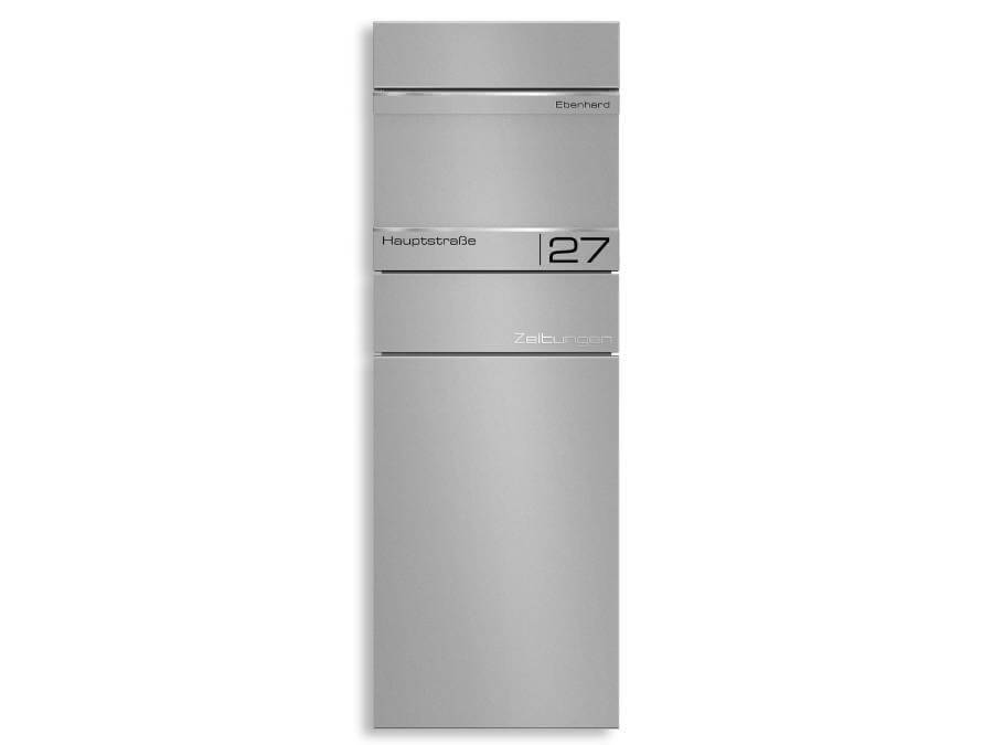 Metzler Standbriefkasten Alves 2 frontal komplett