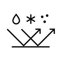 Symbol für Witterungsbeständigkeit