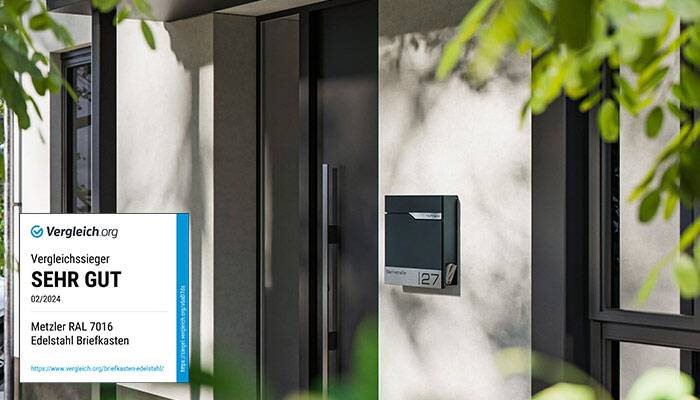 Metzler Briefkasten Anthrazit