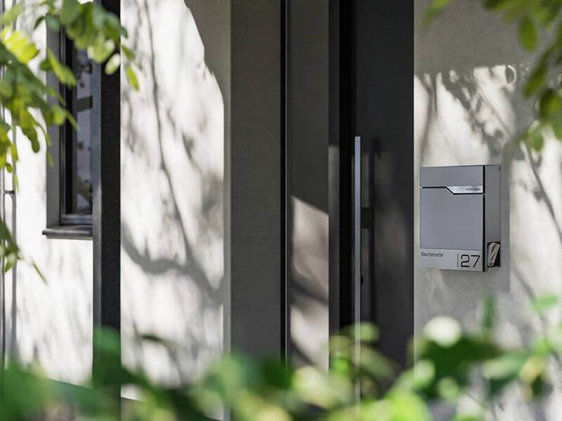 Metzler Briefkasten Graualuminium