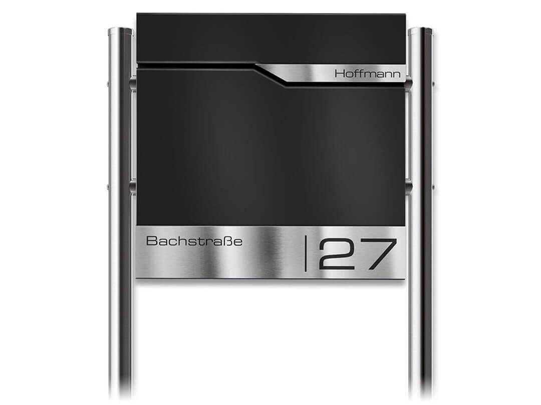 Metzler Standbriefkasten Siebert in schwarz