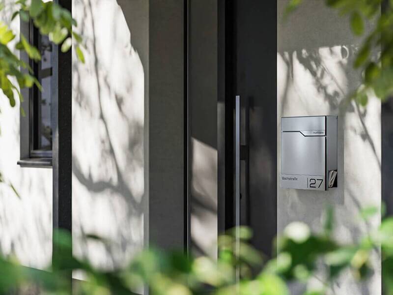 Metzler Briefkasten Edelstahl gebürstet