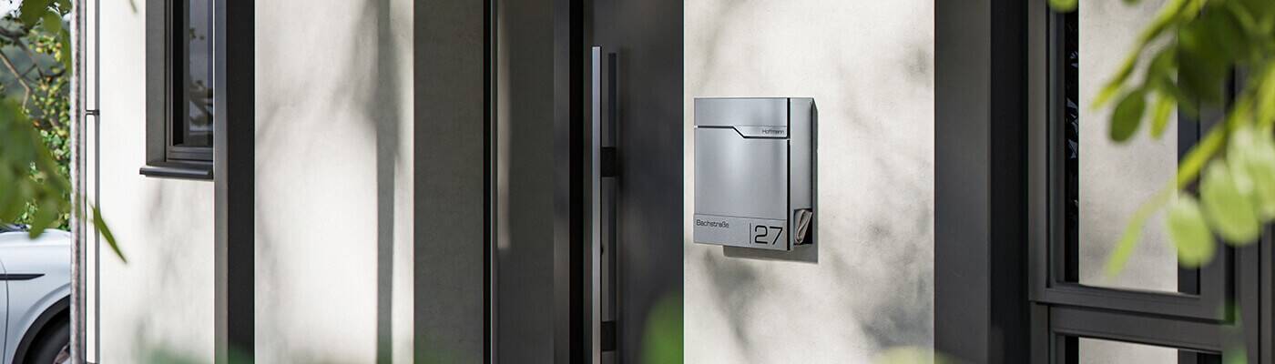 Metzler Briefkasten Edelstahl gebürstet