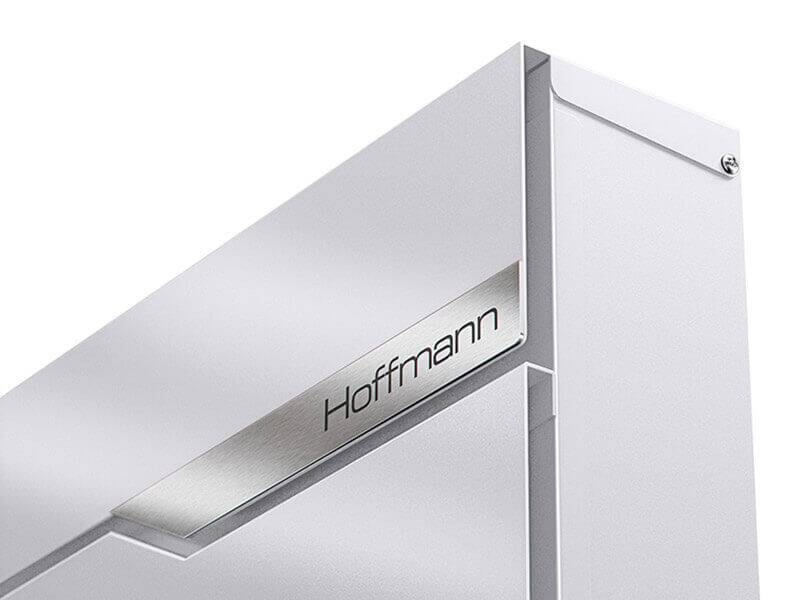 Metzler Briefkasten Anthrazit Nahaufnahme Gravurleiste