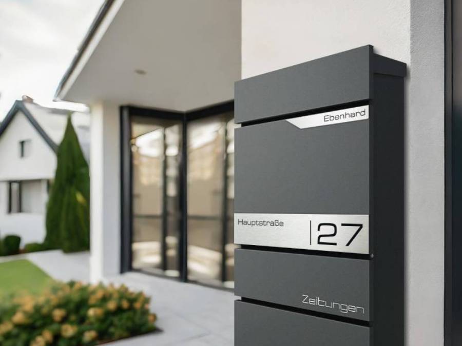 Metzler Standbriefkasten Alves Hauseingang