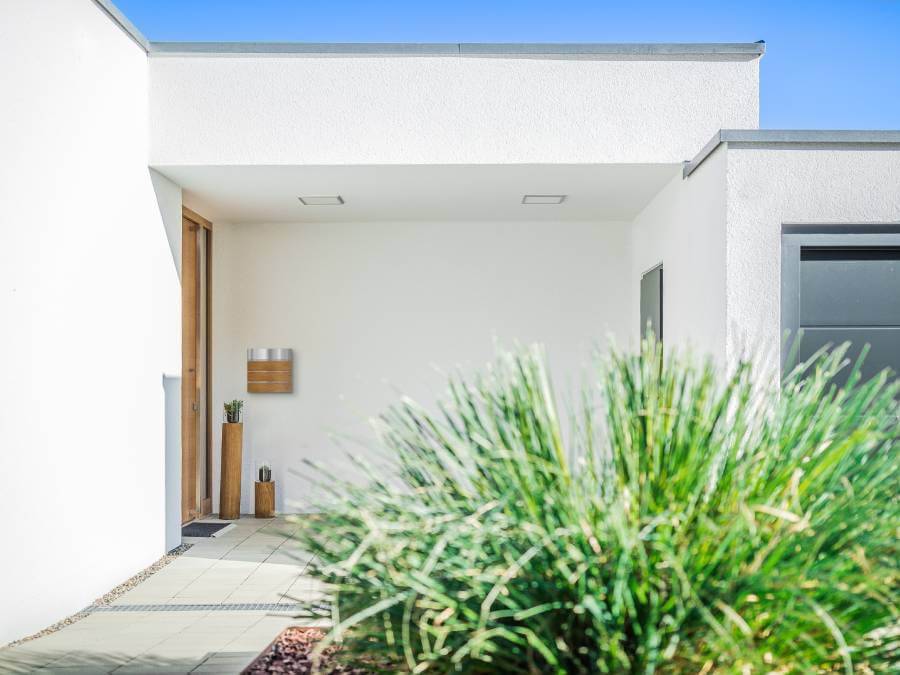 Metzler Briefkasten Anton Edelstahl - Szenario Hauseingang