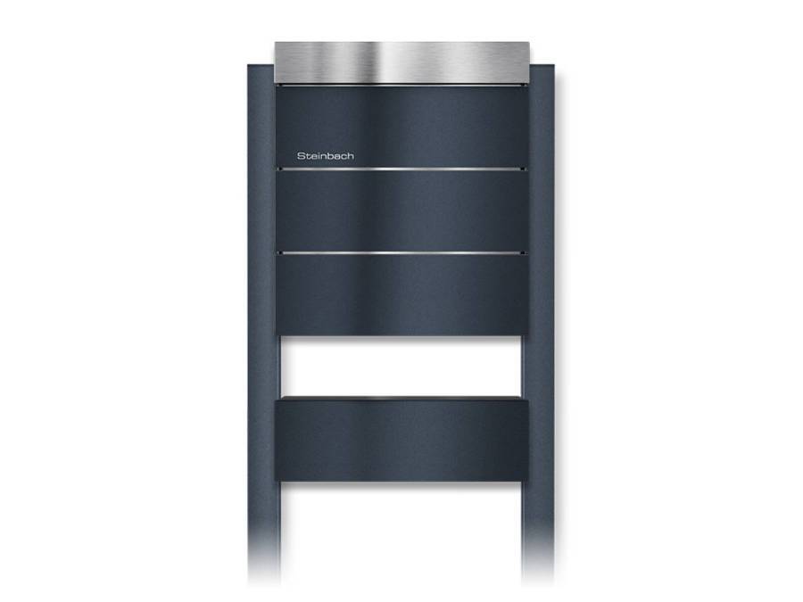 Metzler Standbriefkasten Anthrazit - frontal