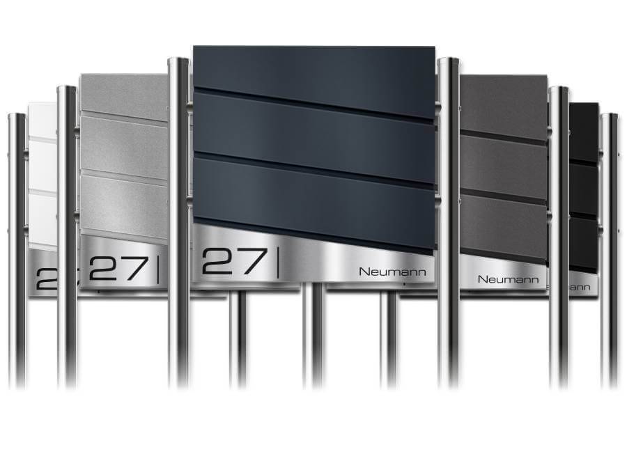 Metzler Standbriefkasten Neumann verschiedene Farbvarianten