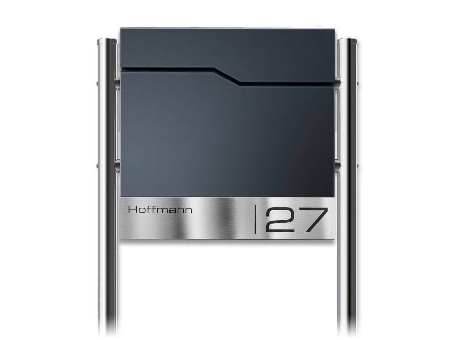 Metzler Standbriefkasten Enno frontal Nahaufnahme