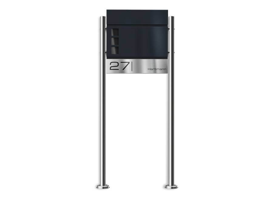 Metzler Standbriefkasten Oltmannn frontal, komplette Sicht