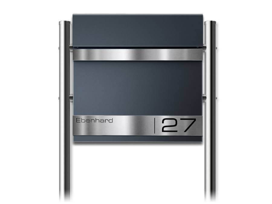 Briefkasten Metzler Stencil frontal Nahaufnahme