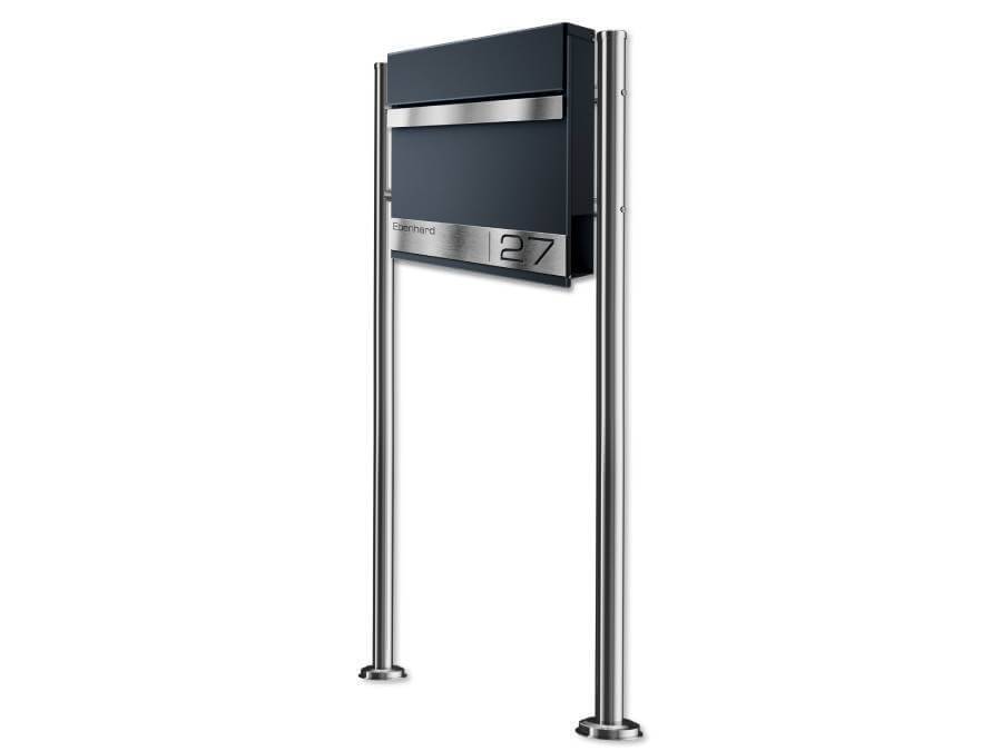 Metzler Standbriefkasten Stencil komplett seitlich