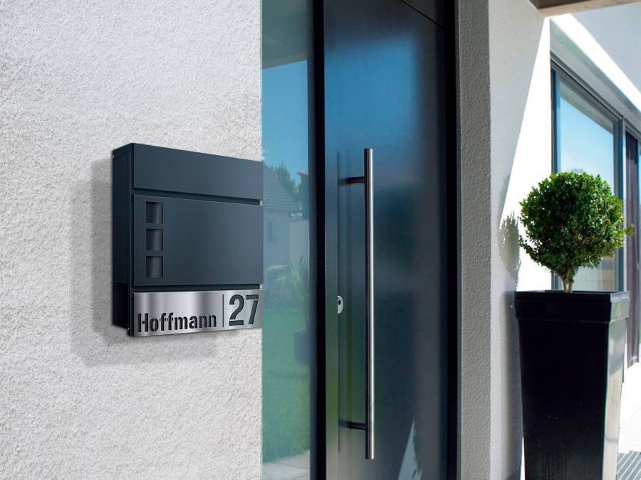 Metzler Briefkasten Svena am Hauseingang