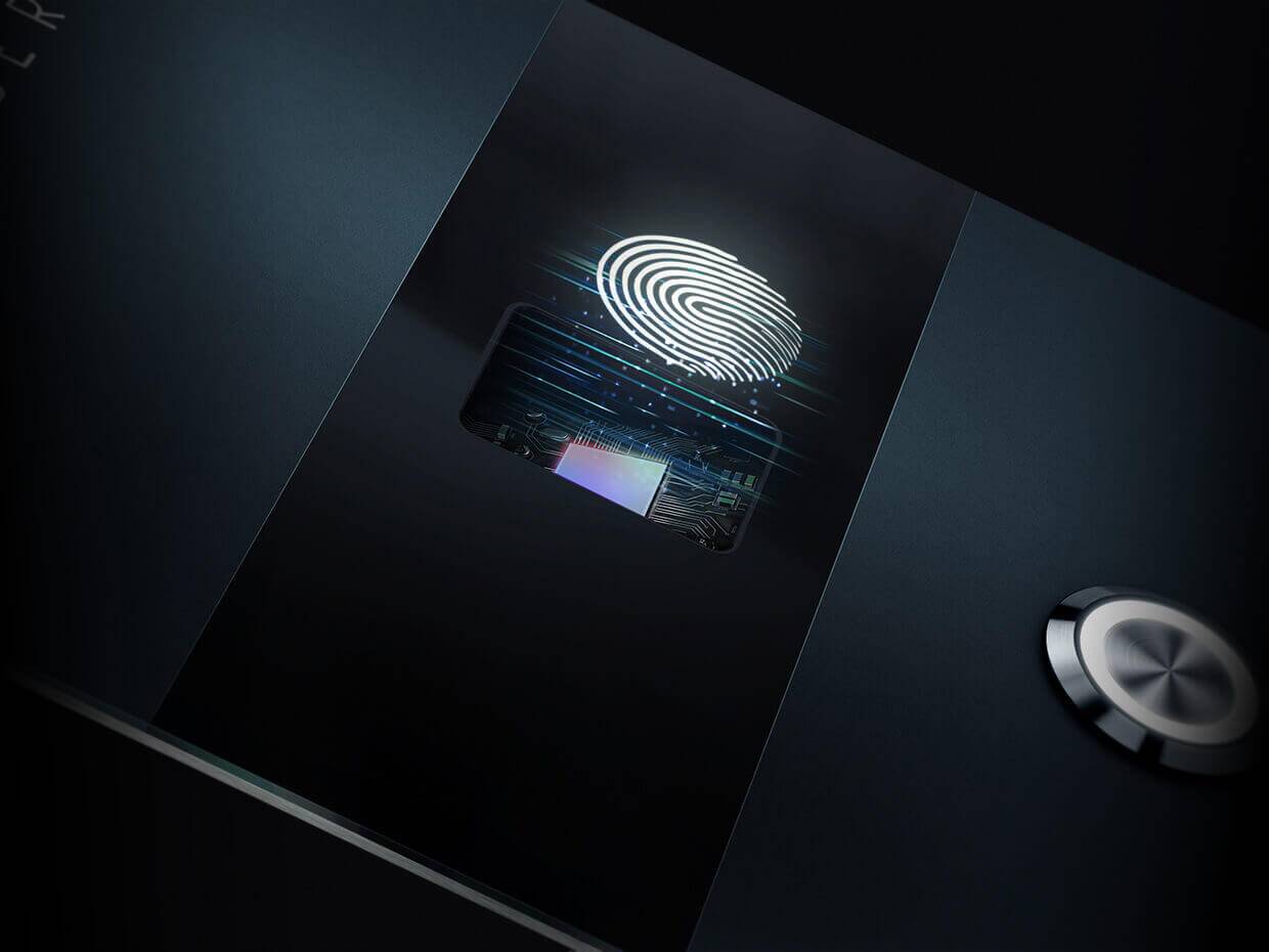 VDM10 Niko mit Fokus auf das Fingerprint-modul