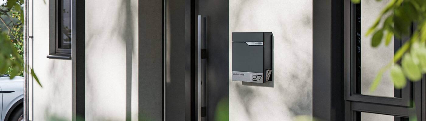 Metzler Briefkasten Edelstahl gebürstet