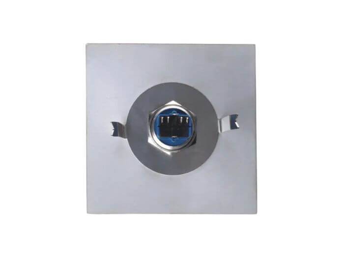 Tuerklingel Montage mit Spannfeder