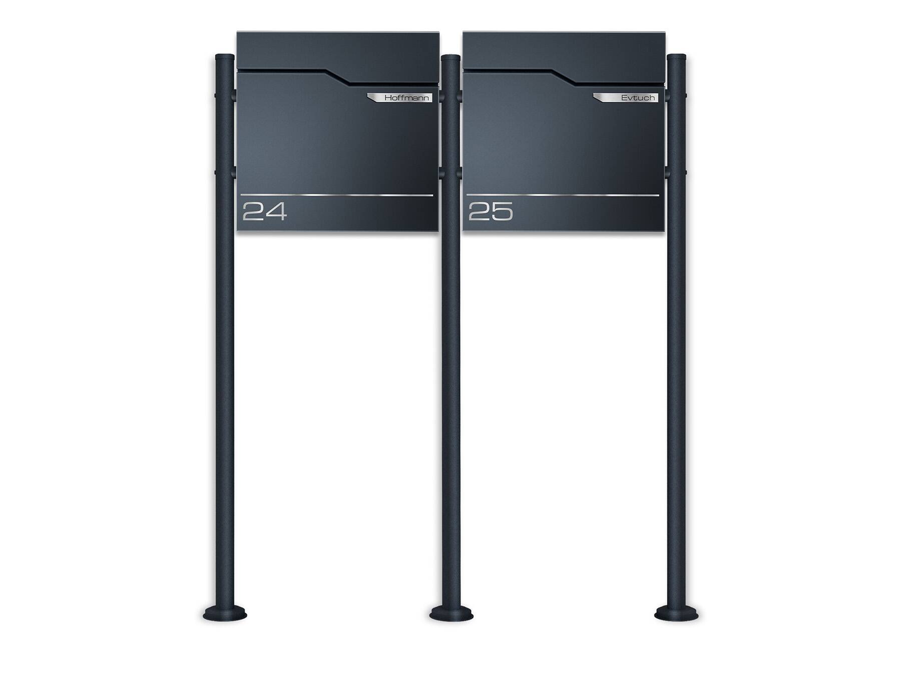 Metzler Standbriefkasten Hoffmann für Mehrfamilienhaus