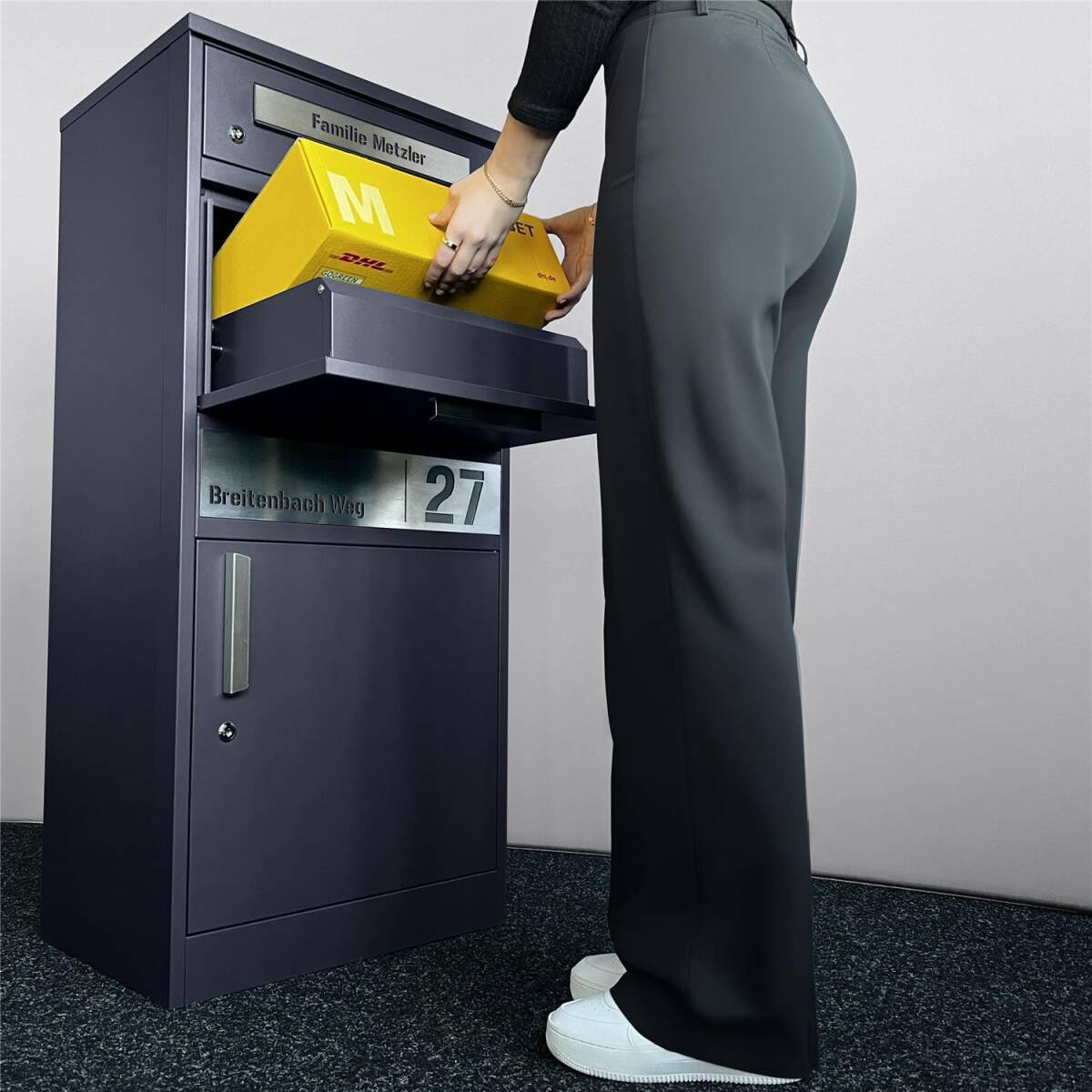 Boîtes aux lettres avec boîte à colis intégrée