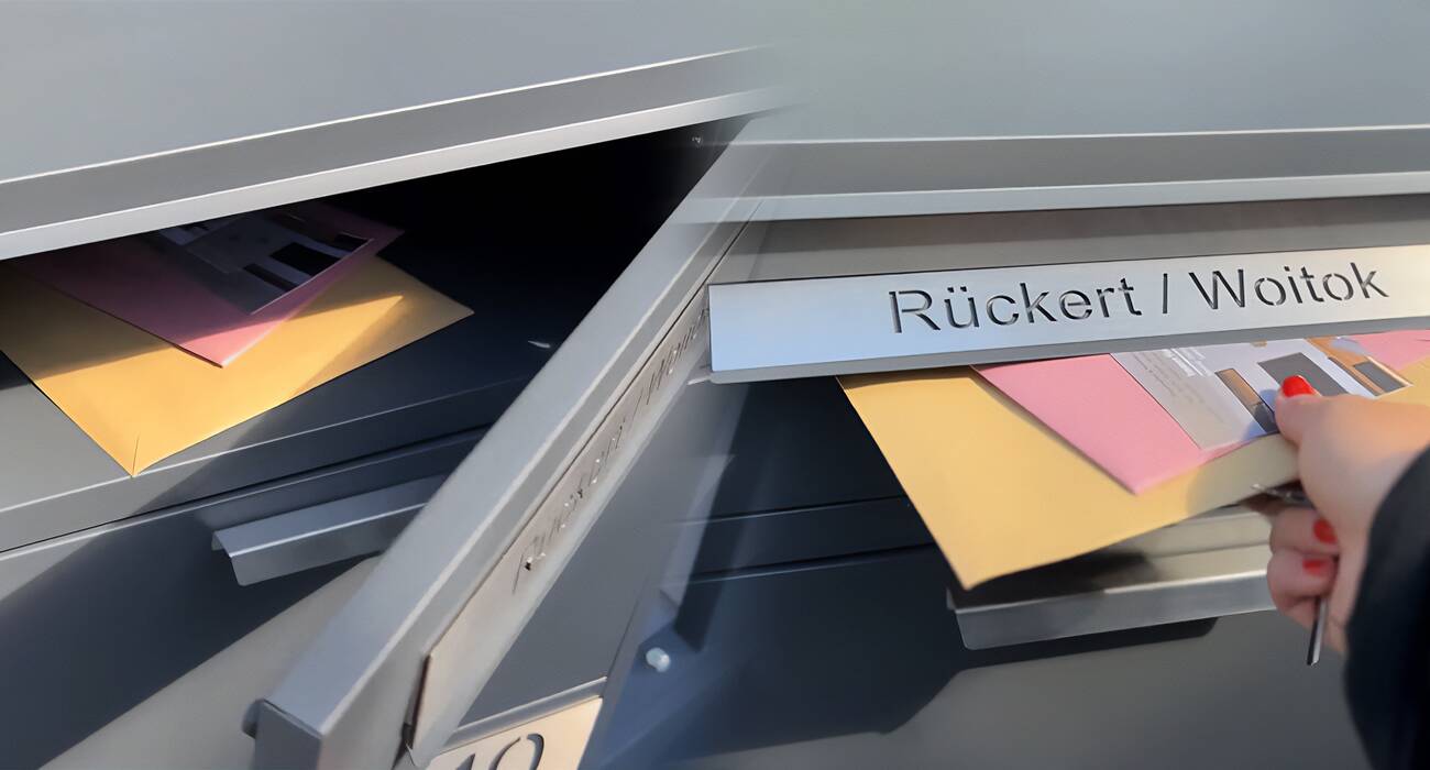 Integrierter Briefeinwurf