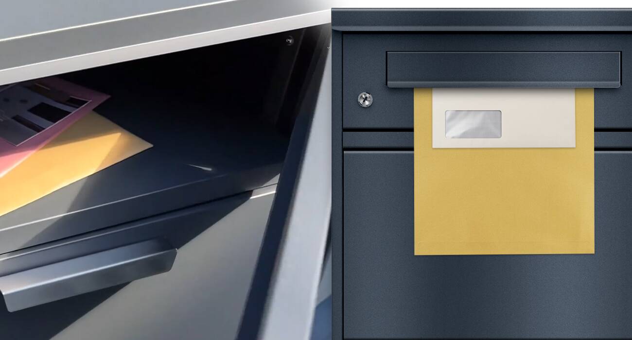 Integrierter Briefeinwurf