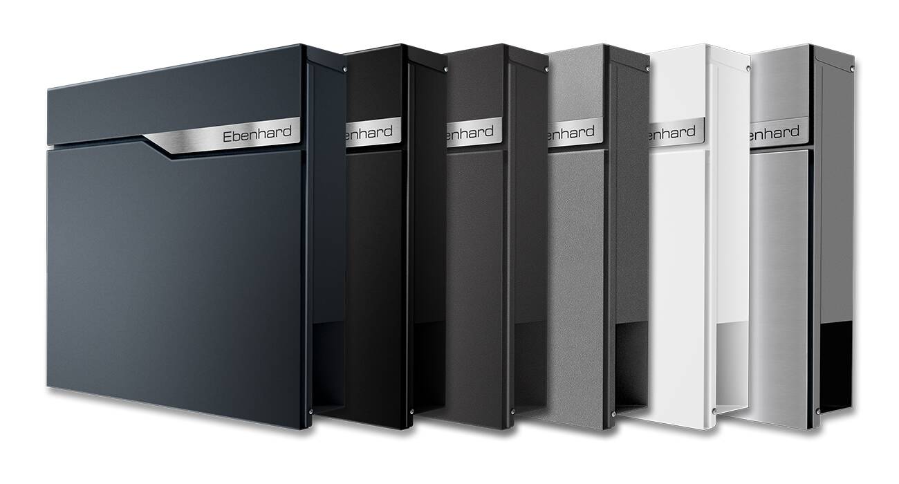 Metzler Edelstahl Briefkasten Ebenhard Verschiedene Farben