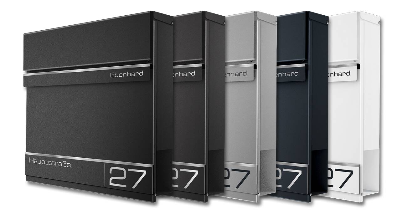 Metzler Edelstahl Briefkasten Hermann Verschiedene Farben