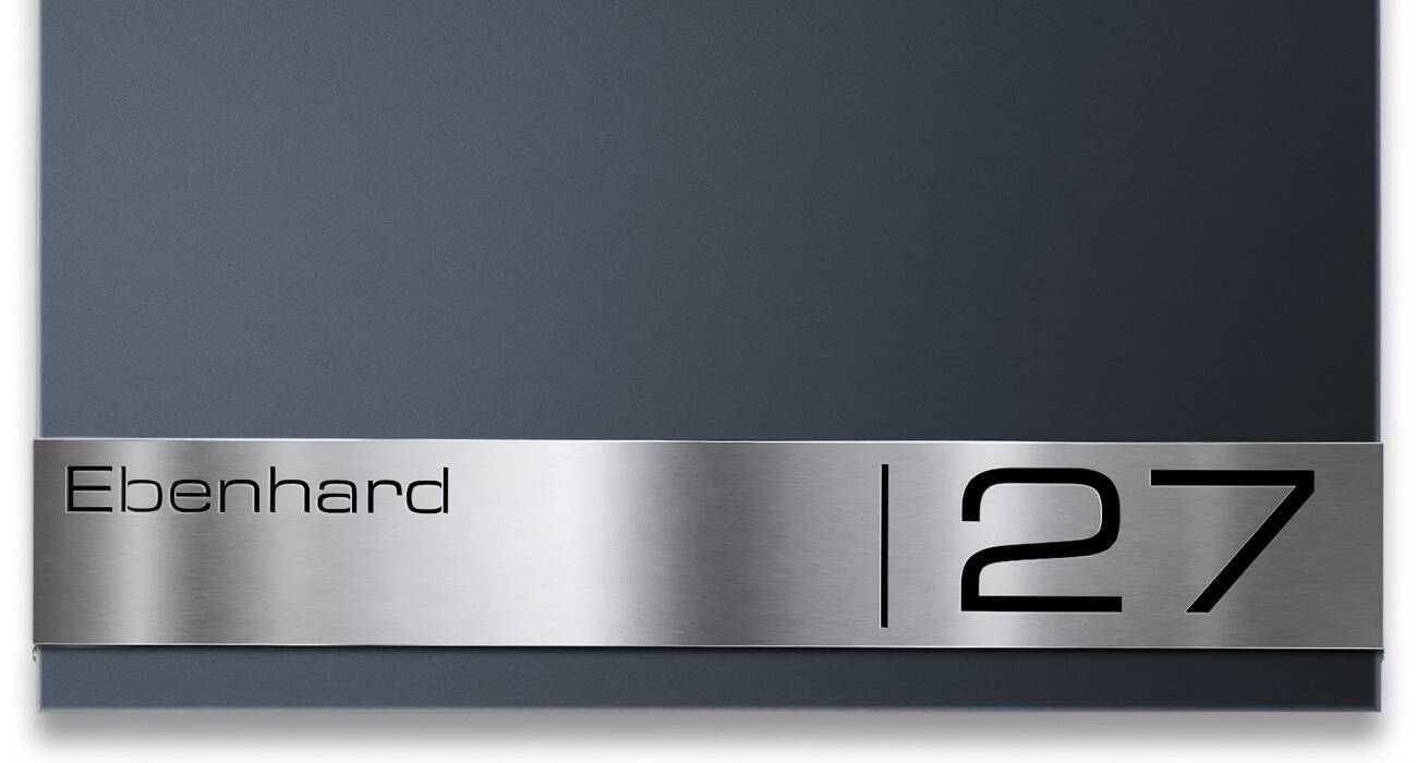 Metzler Briefkasten Stencil Individuelle Gravierung