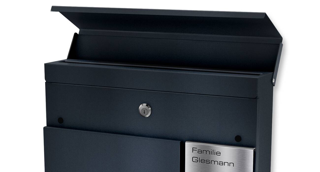 Metzler Briefkasten Modell-G Schutz für Schloss und Briefe