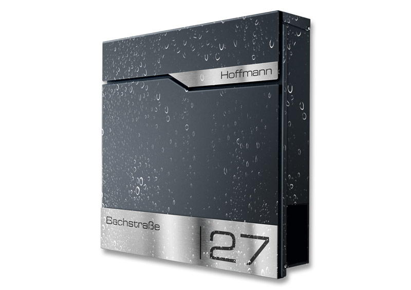 Metzler Briefkasten Anthrazit witterungsbeständig