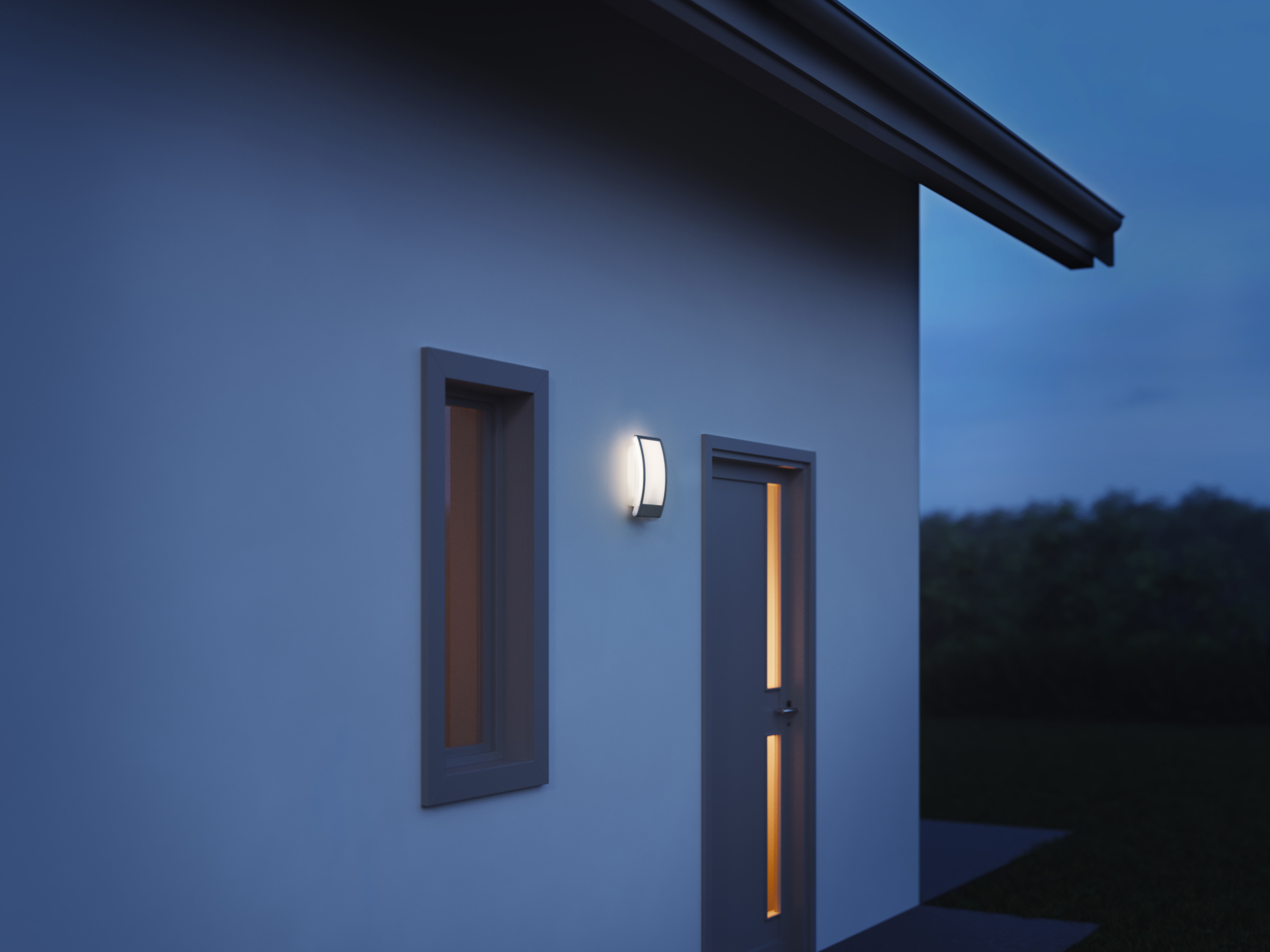 Highlight an der Hauswand