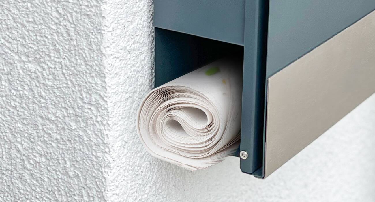 Metzler Briefkasten Enno Integriertes Zeitungsfach